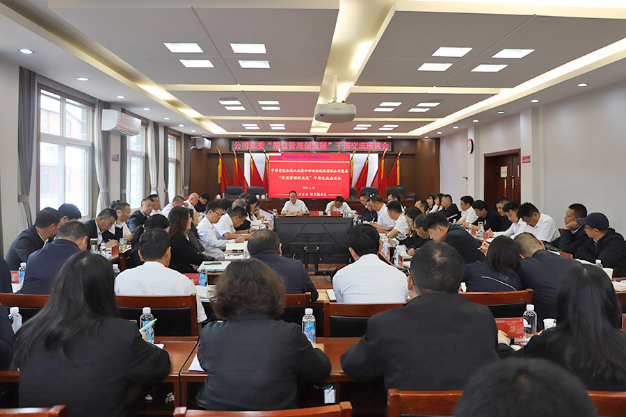 公司召開“精益管理促發(fā)展”干部交流座談會