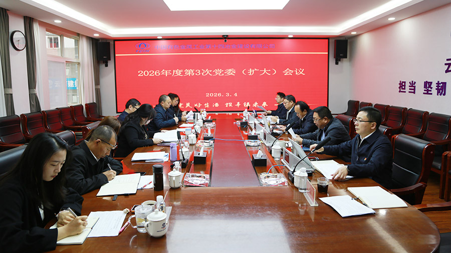 公司黨委召開2026年度第3次黨委（擴大）會議